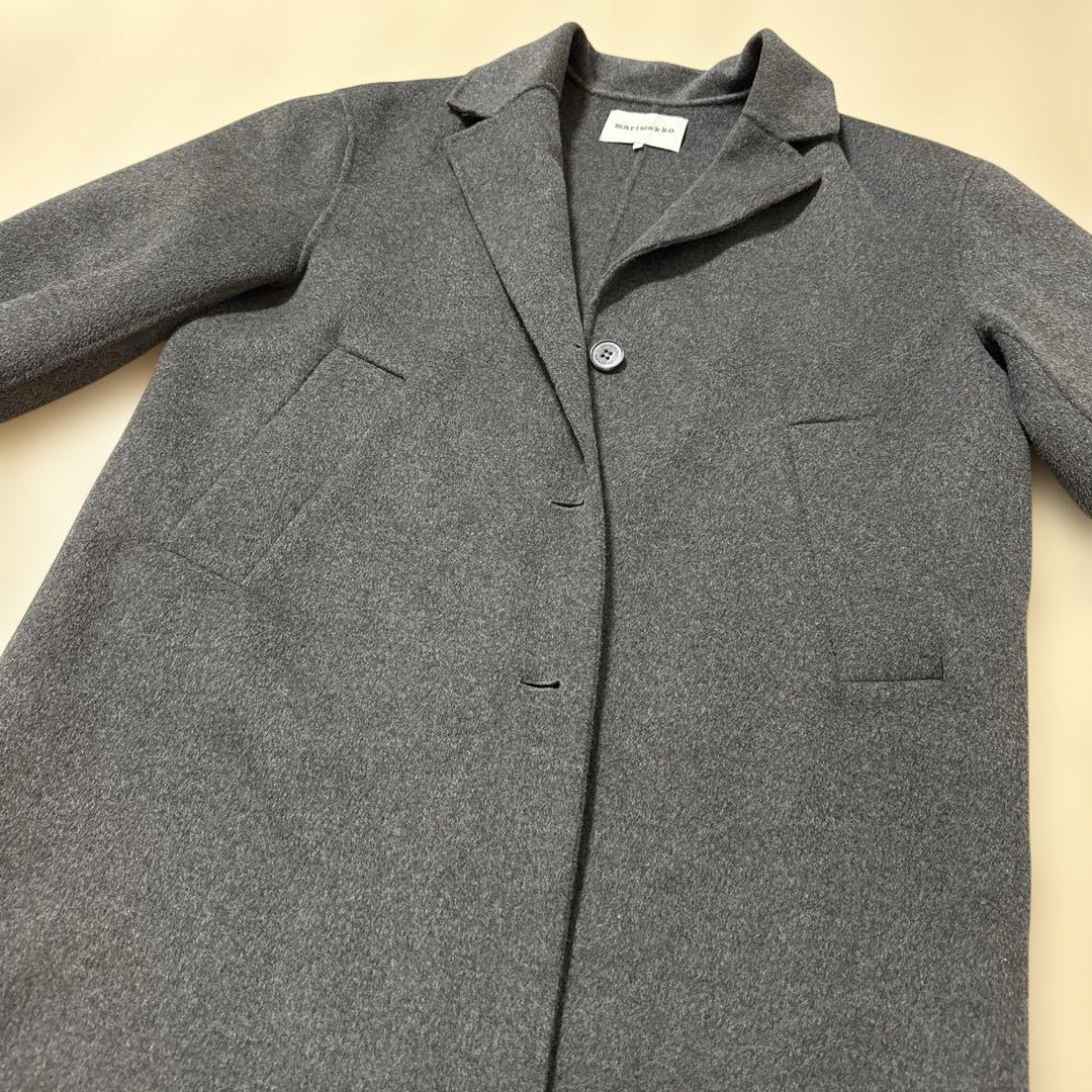 美品　marimekko ウールコート