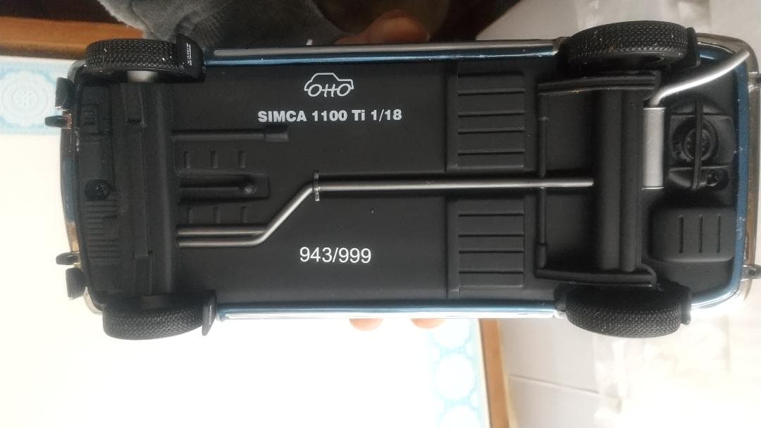 OTTO mobile SIMCA 1100 Ti Bleu ミニカー 1/18