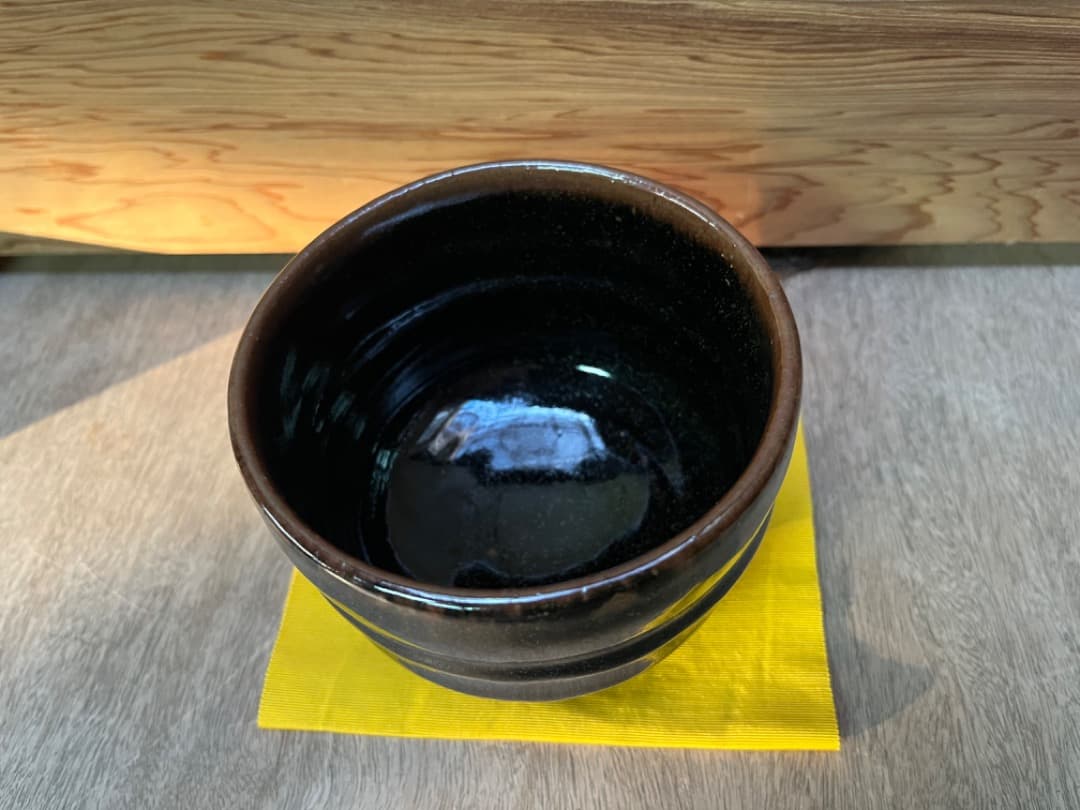 益子焼人間国宝　濱田庄司　茶碗　共箱付き
