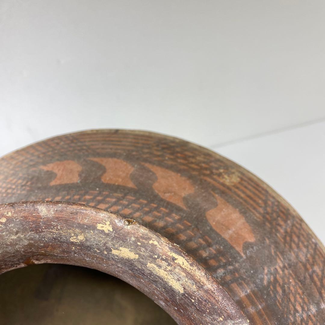 古代　紀元前　アンダーソン土器　木箱付高さ20.5㎝タサニ東な7-0223☆2F