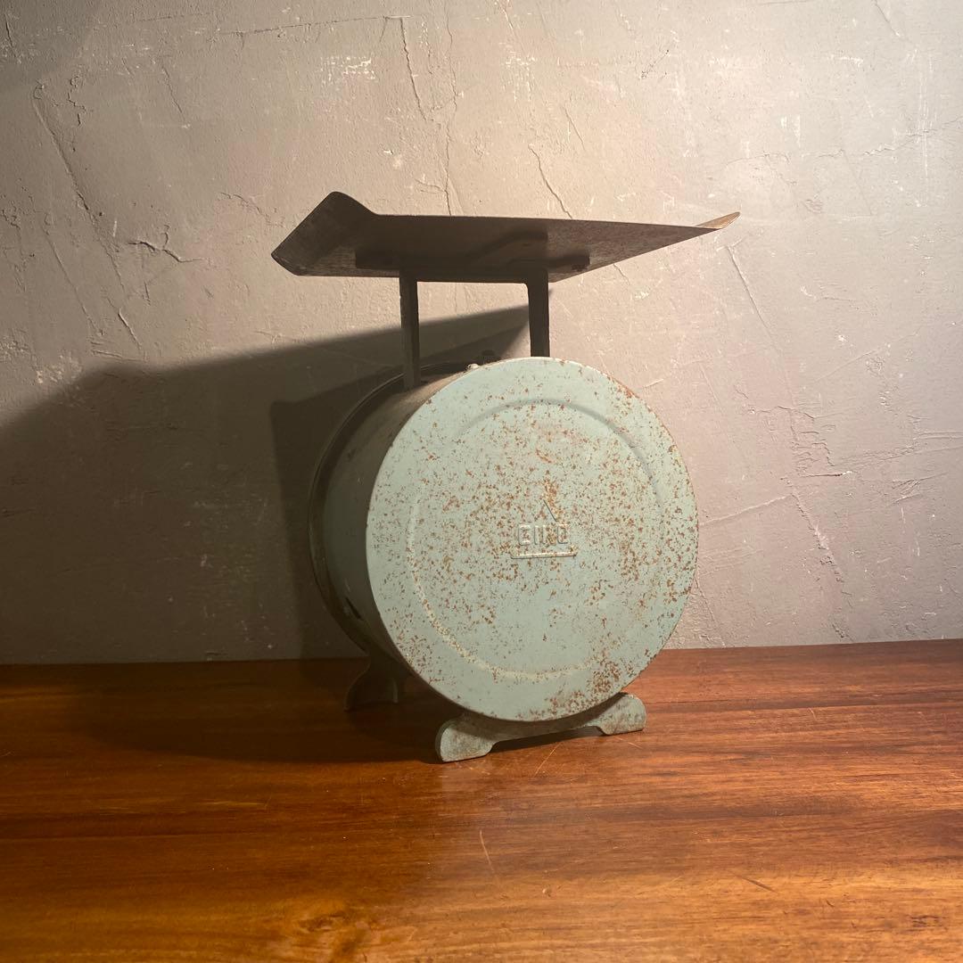 昭和レトロ EIKO スケール シャビー インダストリアル 計り オブジェ