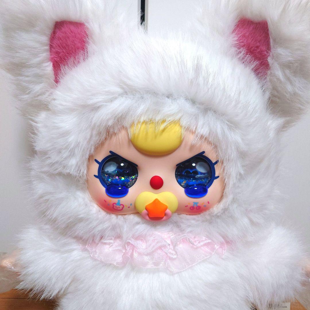 BabyThree　800%　白猫　オイル目　涙目　バブ