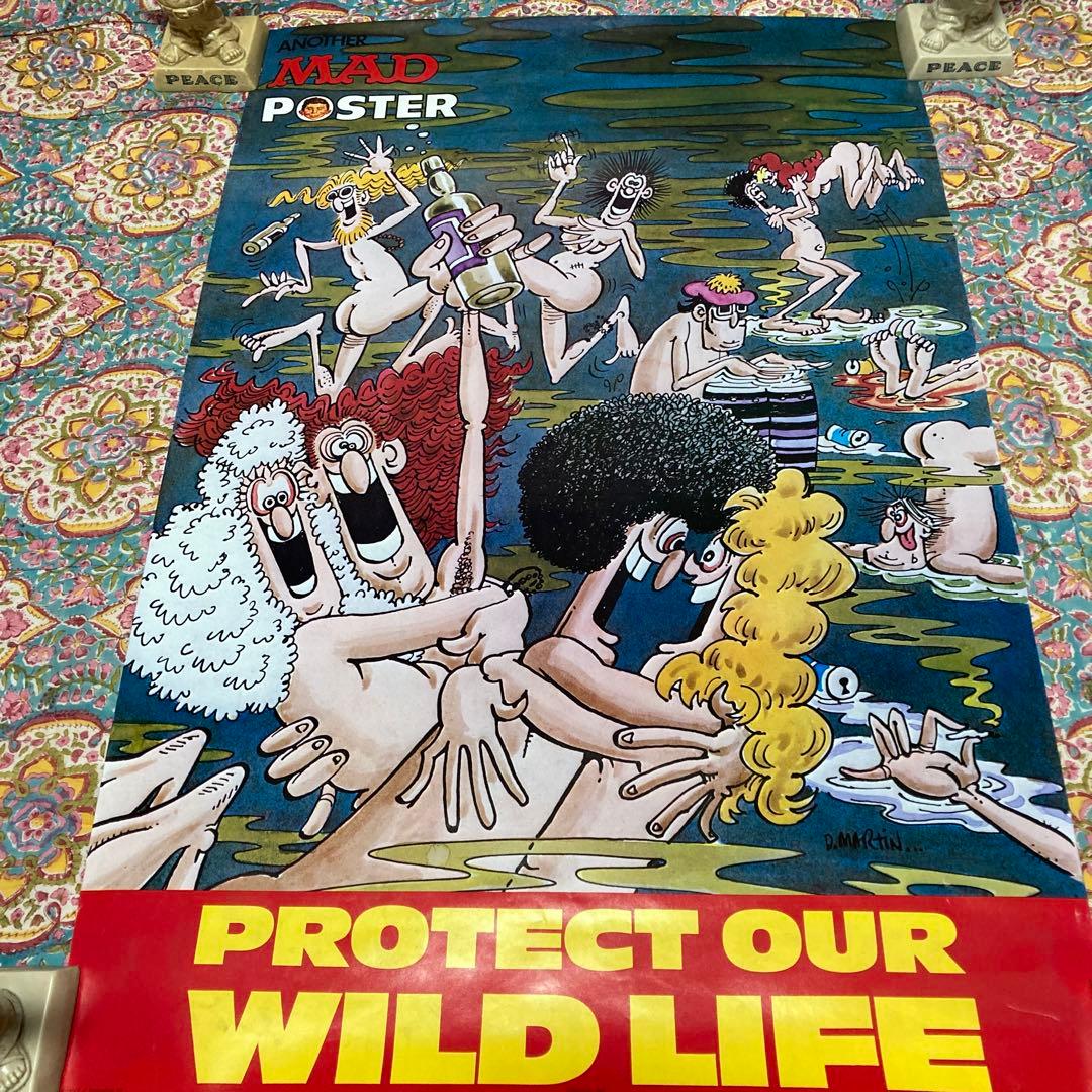 70's ヴィンテージ　ポスター　MAD magazine アルフレッド　乱交