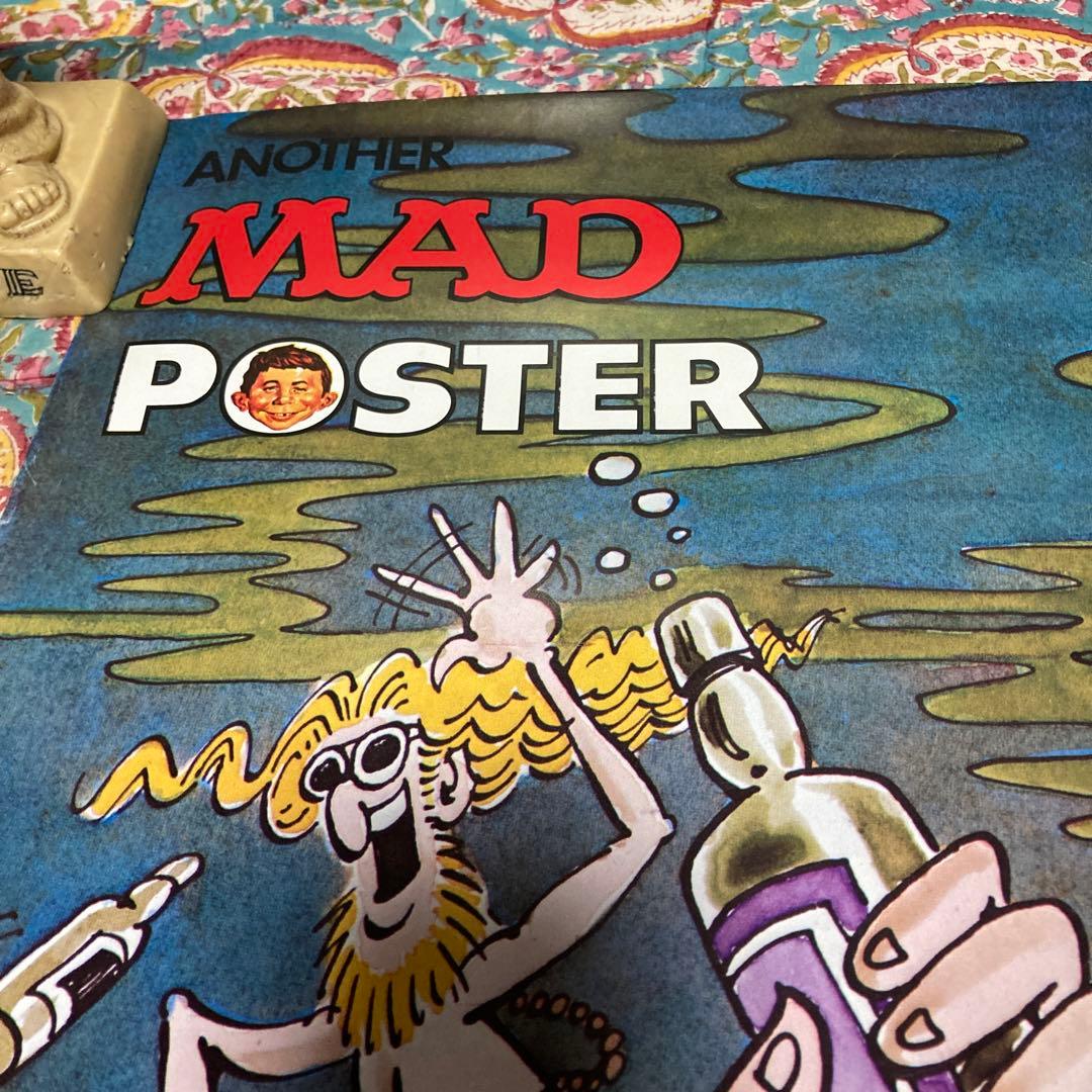 70's ヴィンテージ　ポスター　MAD magazine アルフレッド　乱交