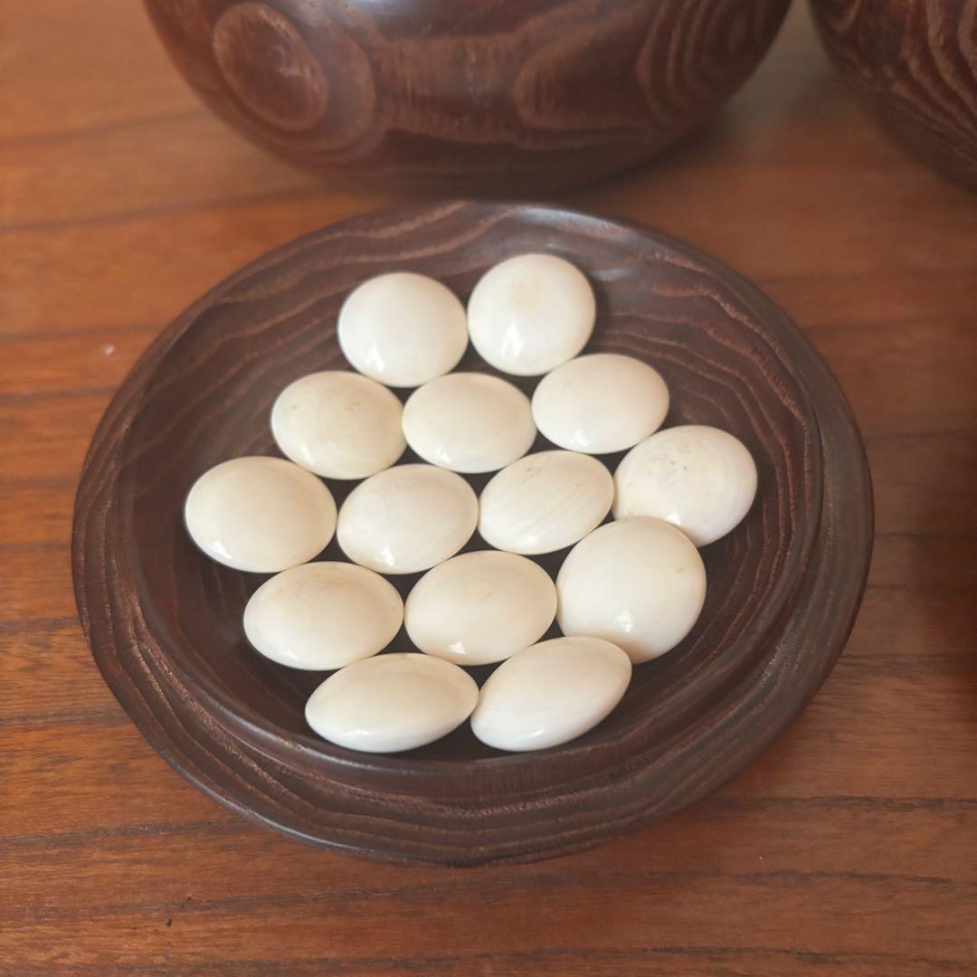 囲碁　本蛤 那智黒　碁石　37号　38号