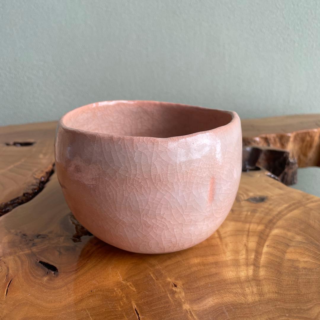 楽焼 京焼 昭楽 清水焼 光悦乙御前写赤茶碗 抹茶碗 茶道具 共箱