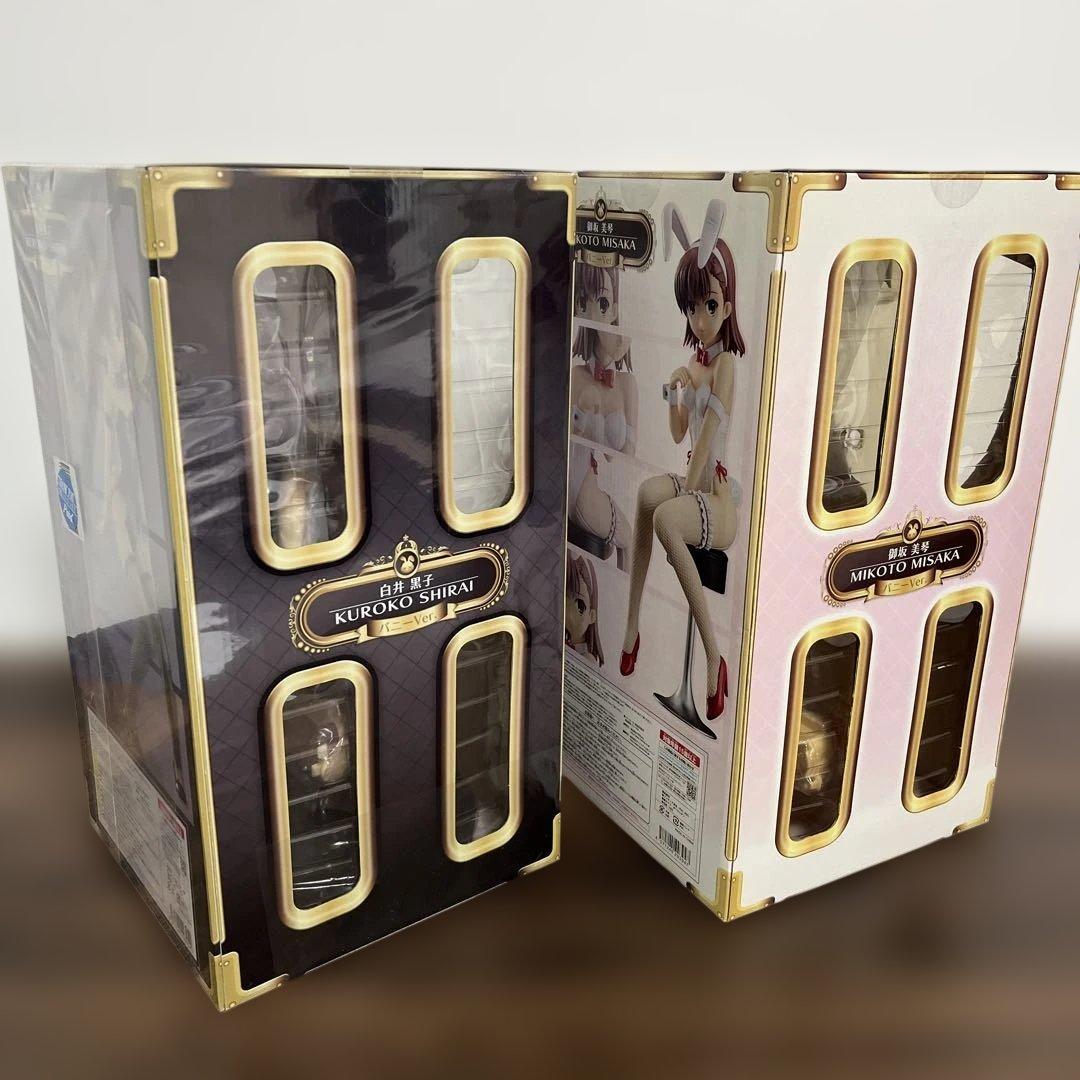 とある科学の超電磁砲 御坂美琴、白井黒子セット バニーVer. 1/4 完成品