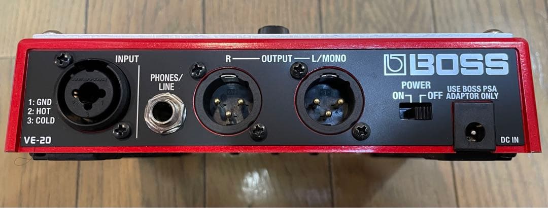 （箱説明書付き・美品）BOSS VE-20 ボーカルエフェクター