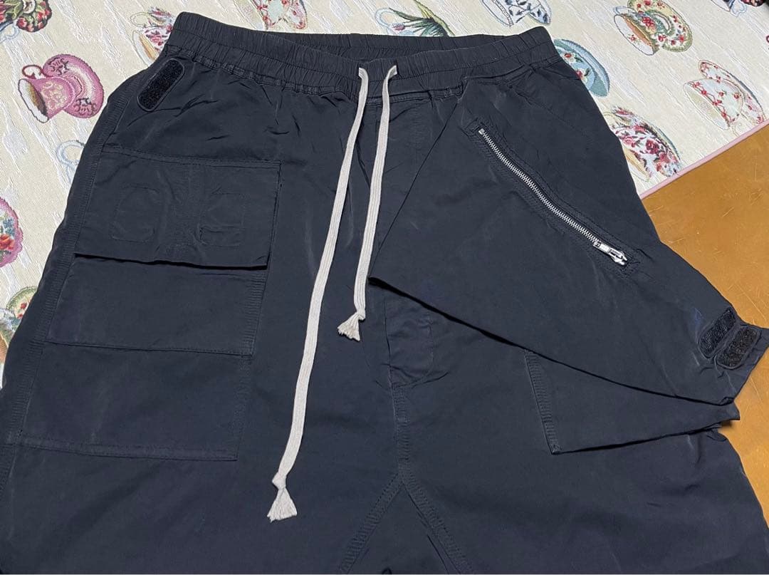 リックオウエンス DRKSHDW メンフィス ナイロン サルエルパンツ カーゴ