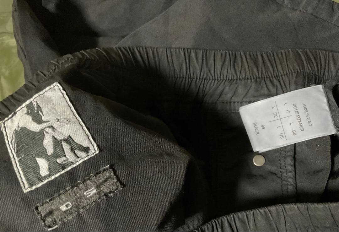 リックオウエンス DRKSHDW メンフィス ナイロン サルエルパンツ カーゴ