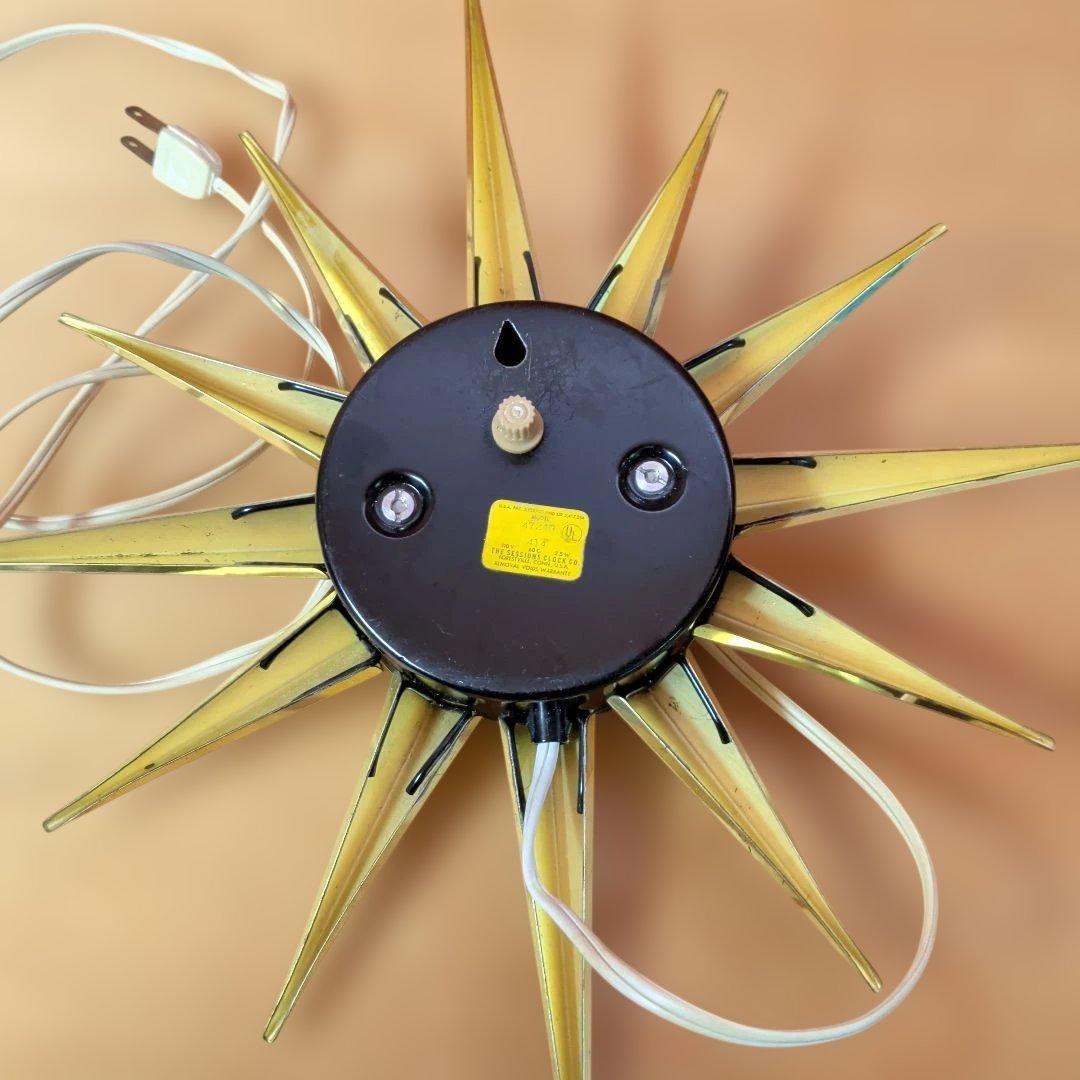 サンバースト時計