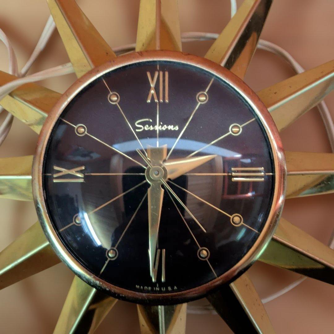 サンバースト時計