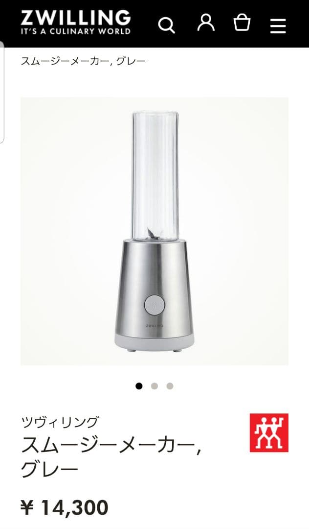 ZWILLING　ツヴィリング　スムージーメーカー