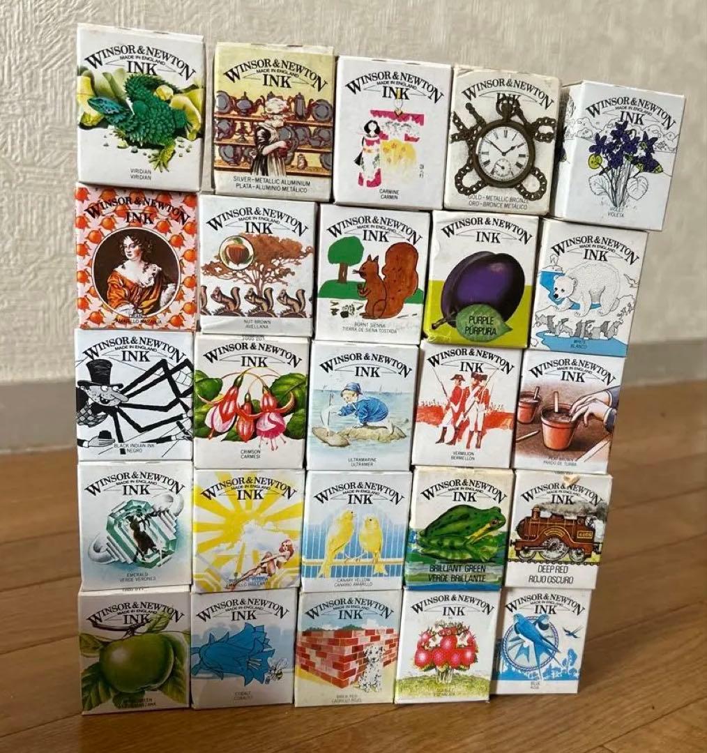 ウィンザー&ニュートン　インク25個