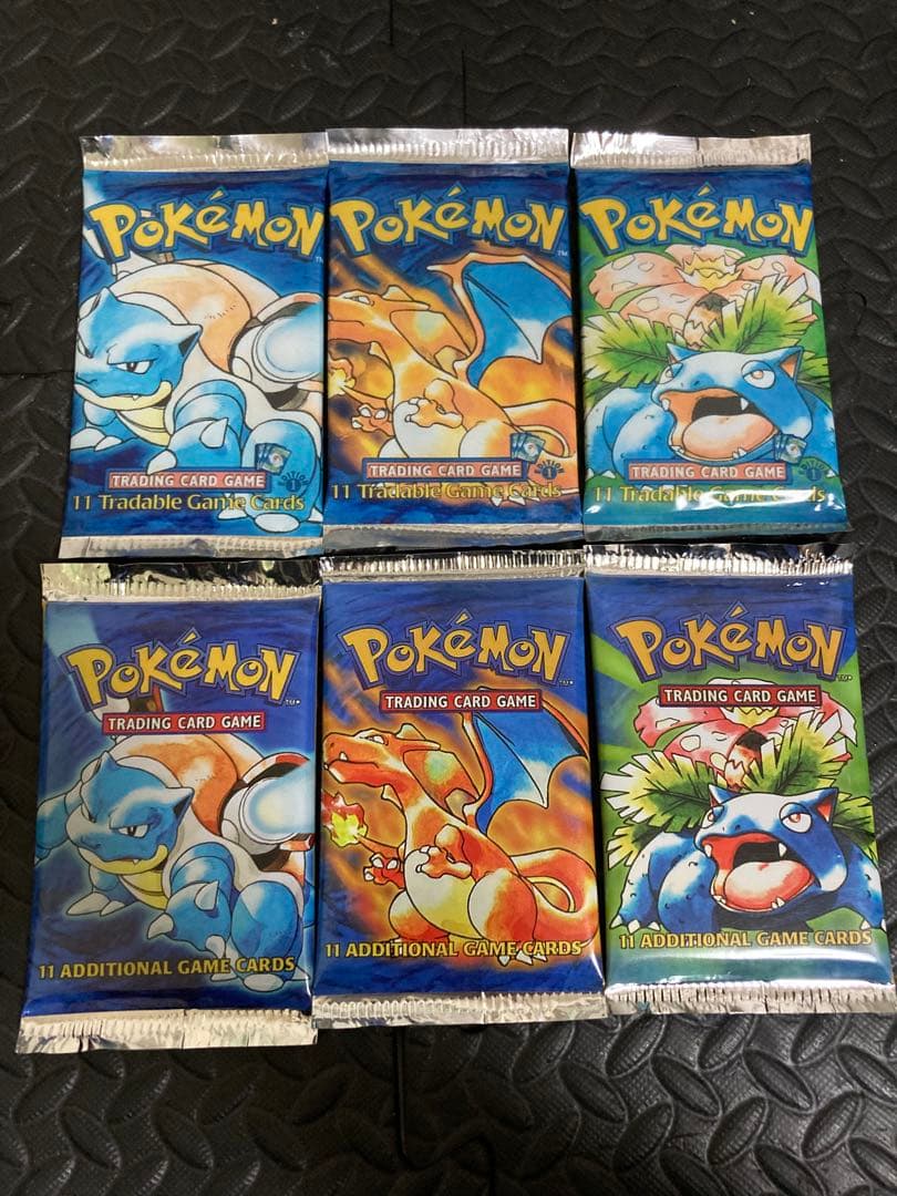ポケモンカード　英語版　未開封パック　まとめ売り　base set 1999