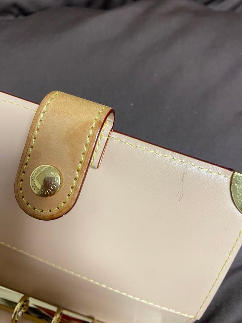 ト*マ様 VUITTON マルチカラー　白　希少　廃盤　★6穴手帳　美品