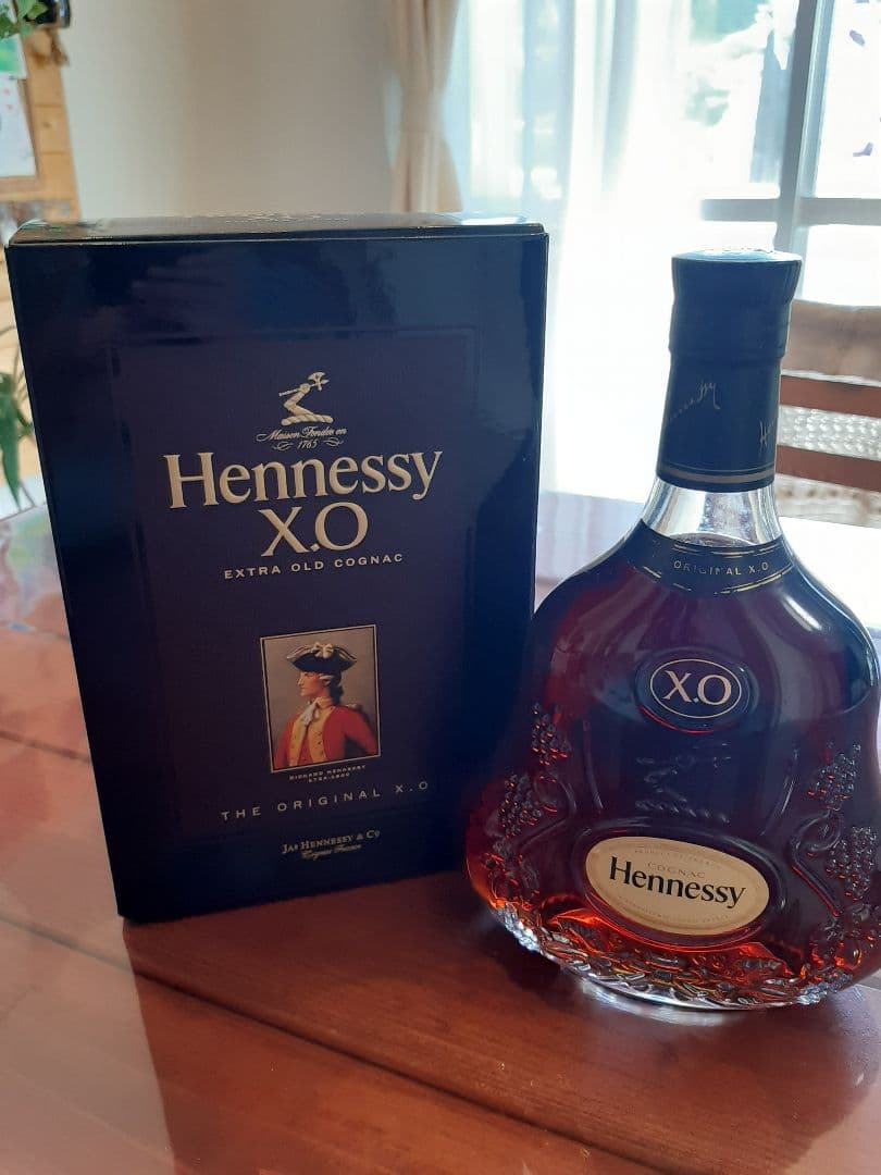 【古酒/状態良し】ヘネシーXO Hennessy 金キャップ