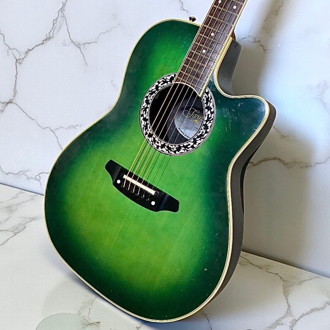 Morris Tornado Z-2SE グリーン 低弦高で弾きやすい エレアコ