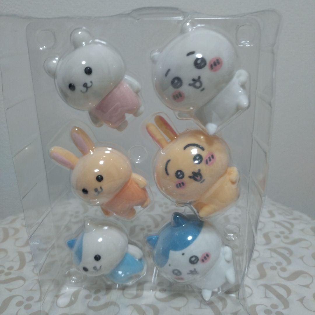 【ちいかわ】　フロッキーフィギュア　6体セット