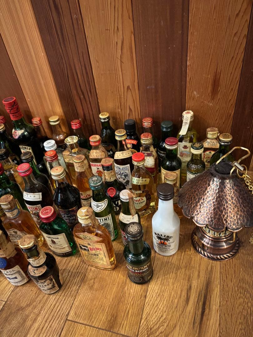 ミニボトル 古酒 洋酒　お酒　ウイスキー　ブランデー まとめ売り　64本　激安
