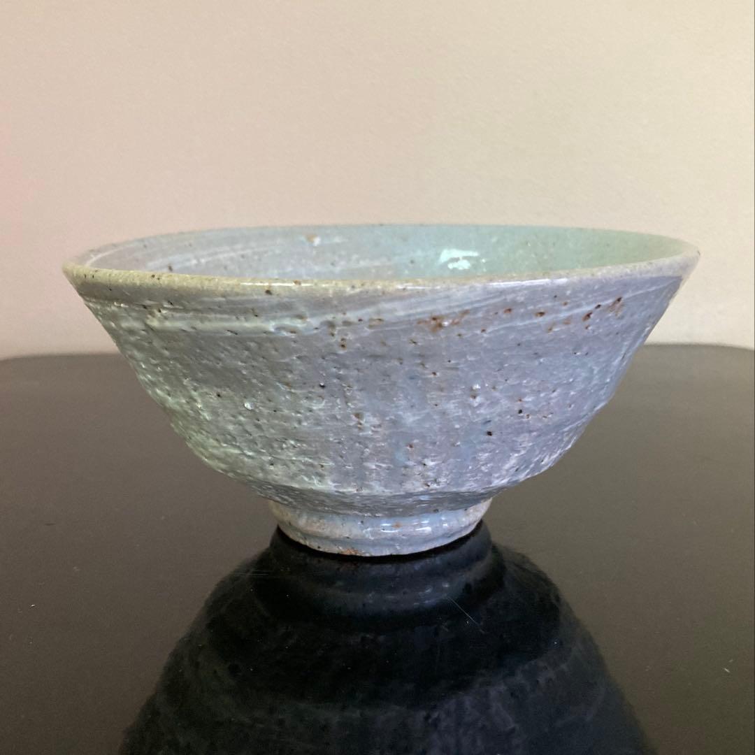 韓国人間国宝 池順鐸作 高麗陶窯 茶碗 共箱 共布 栞付 1客