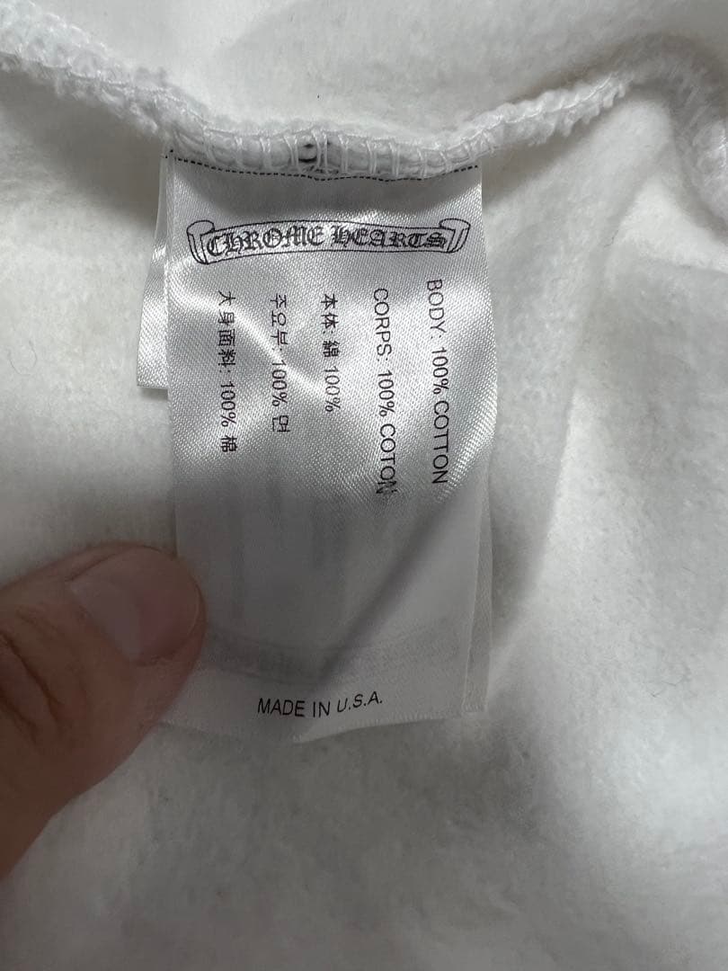 クロムハーツ アメリカ限定 フーディ パーカー　新品‼️ Ｌ