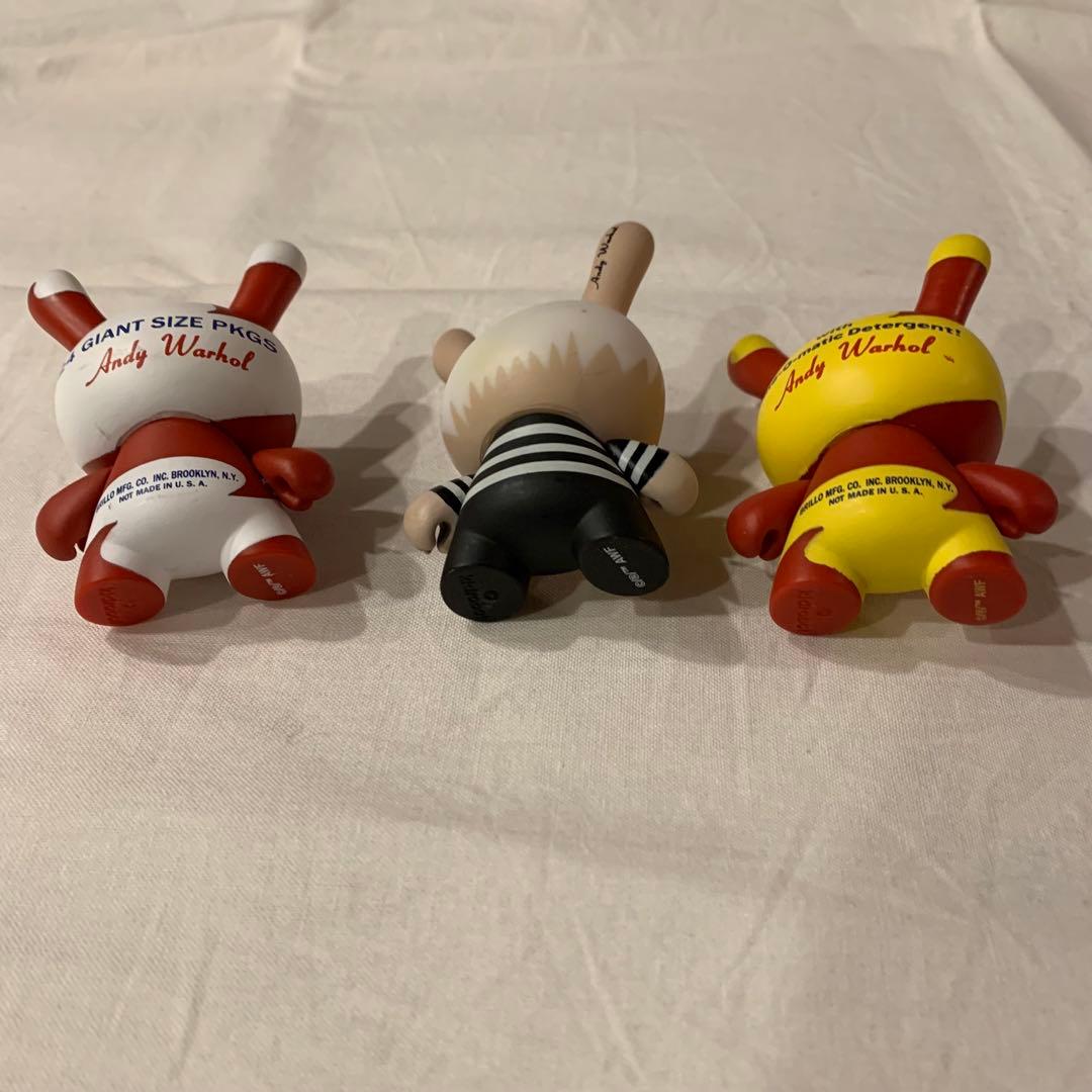 Andy Warhol Brillo Dunny フィギュア ウォーホル　3体