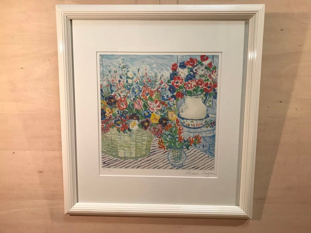 レスリーセイヤー「クリスタルベイス」シルクスクリーン　直筆サイン・エディション有