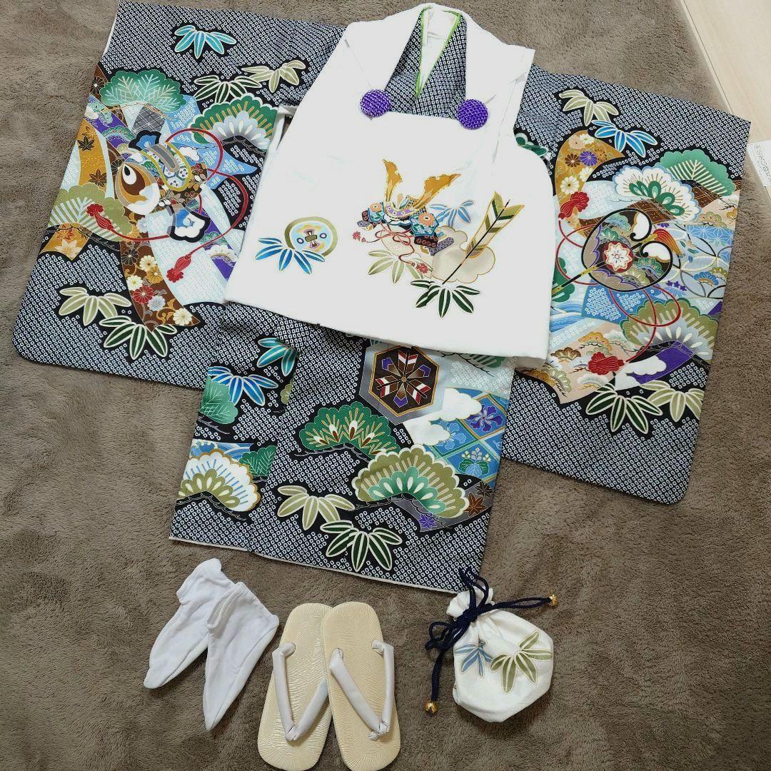 被布着　七五三 祝い用 和装セット　男の子　晴れの日