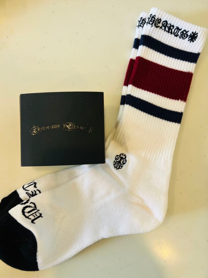 CHROME HEARTS ストライプソックス Mサイズ
