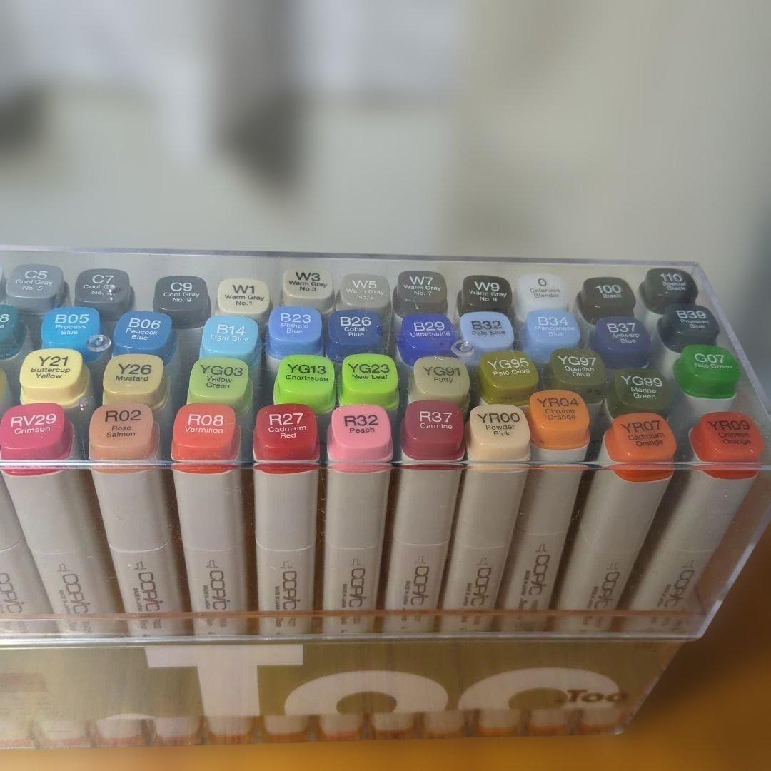 Copic classic 72色Ａ アルコールマーカーセット