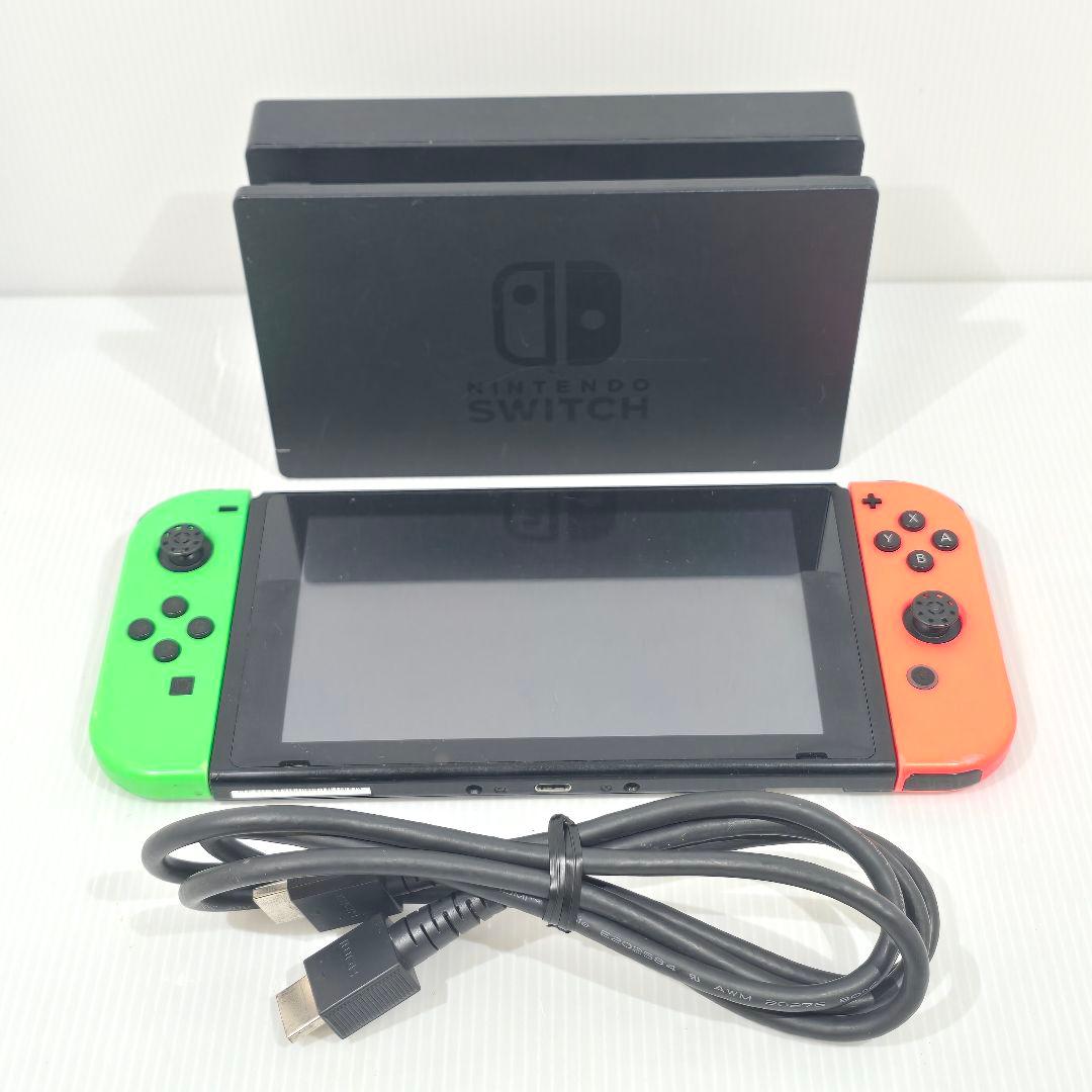 【訳あり】Nintendo Switch 本体 グリーン・オレンジ