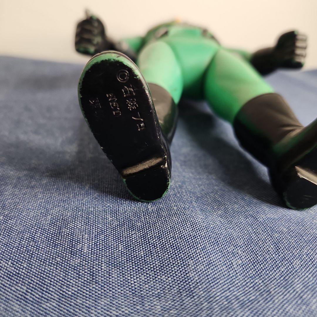 ミドリレンジャー　ソフビ　面なし　武器なし　マントなし。レア