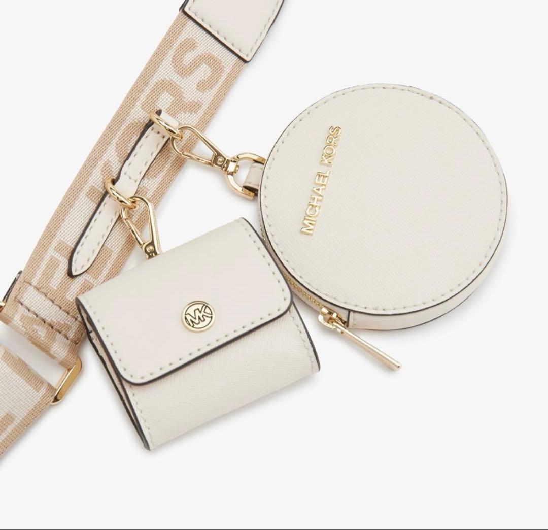 MICHAEL KORS ホワイト ショルダーバッグ