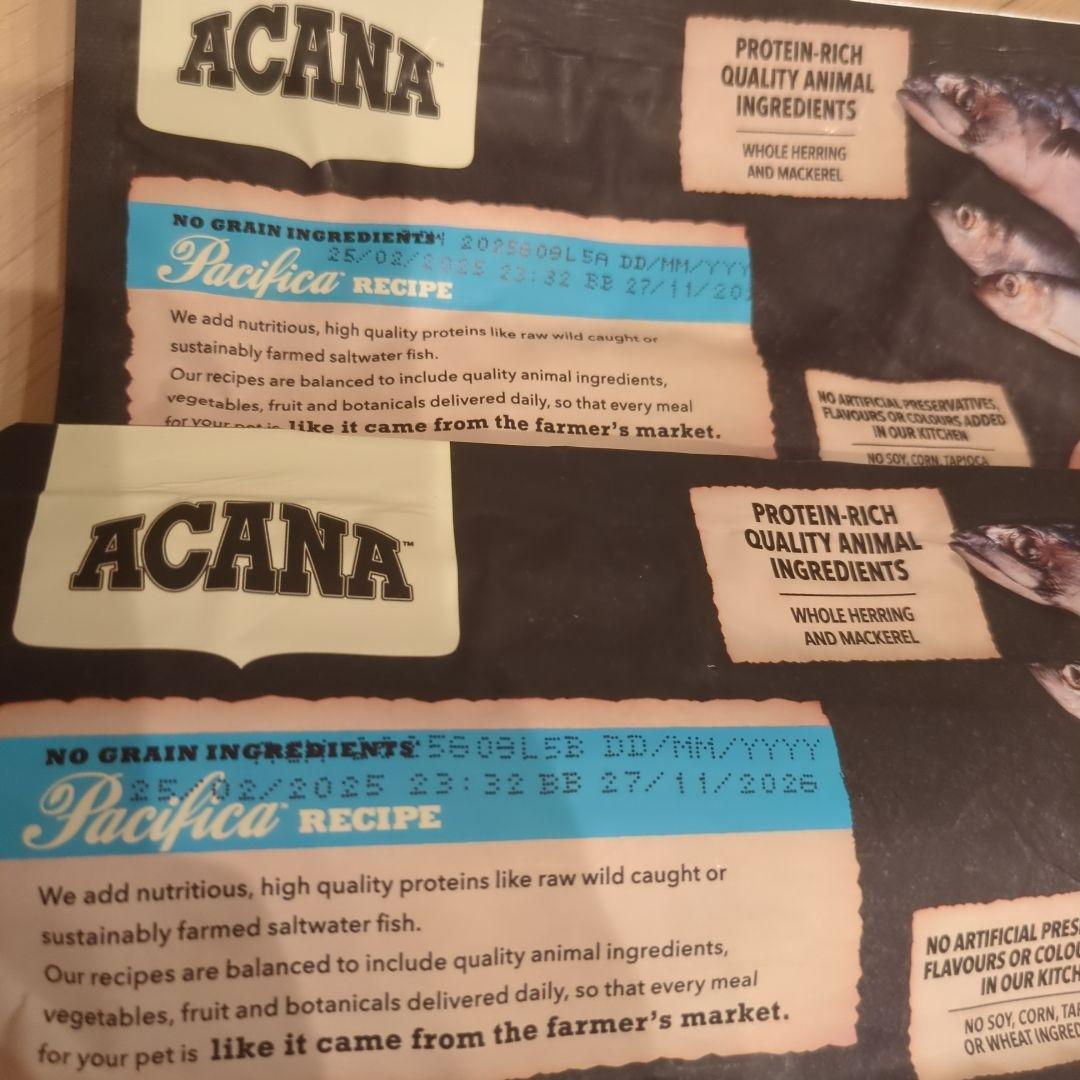 ACANA パシフィカドッグレシピ ドッグフード 2kg ×2袋