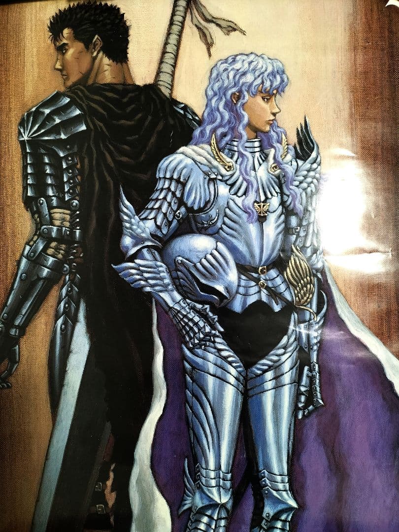 ベルセルク ポスター グリフィス&ガッツ 2001年 ヤングアニマル 三浦建太郎