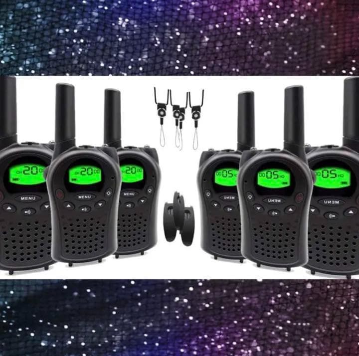 ❤超豪華6台セット❣免許も資格も不要で初心者でもすぐ使える♪❤トランシーバー