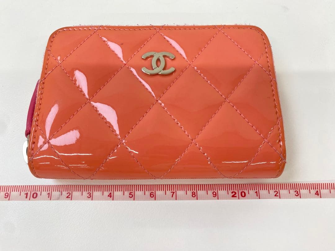 CHANEL シャネル ケース ピンク 財布 サイフ 小銭入れ