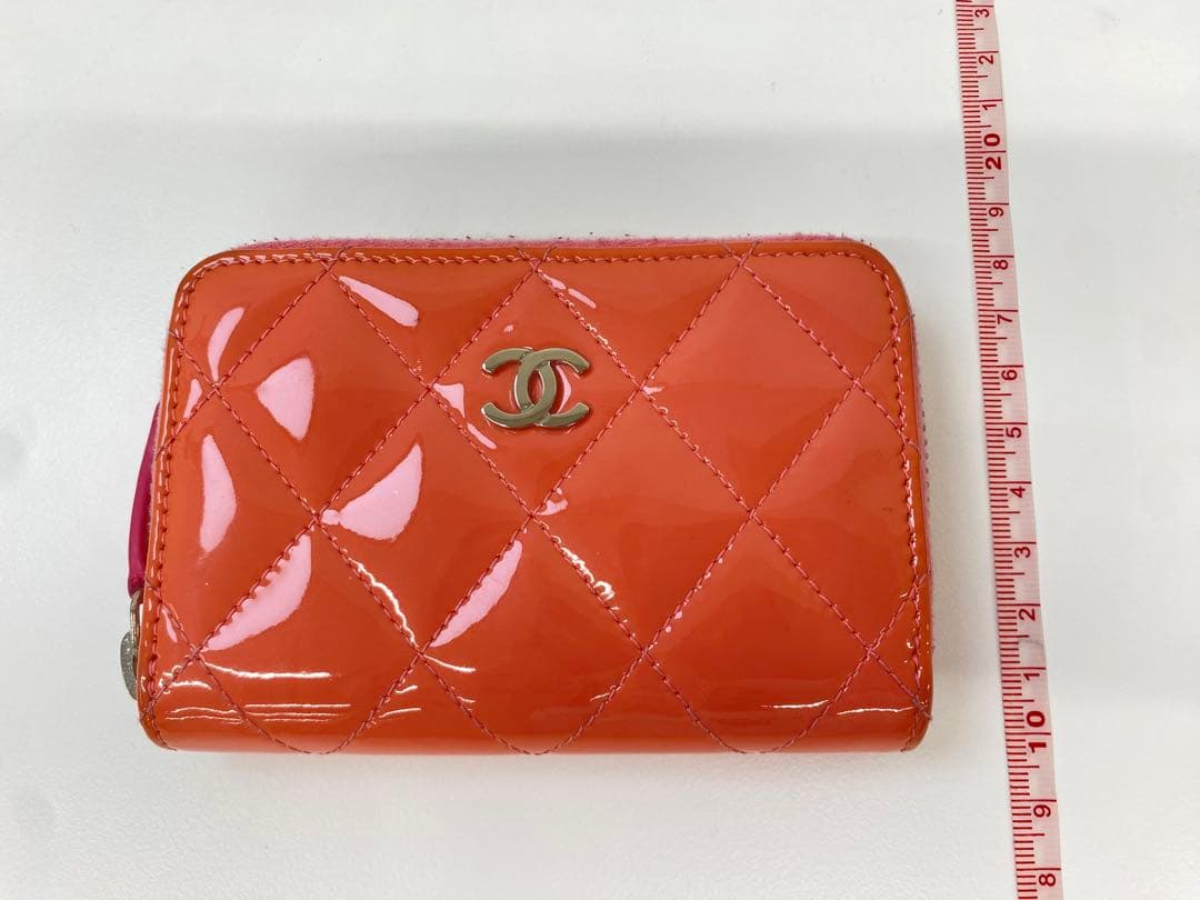 CHANEL シャネル ケース ピンク 財布 サイフ 小銭入れ