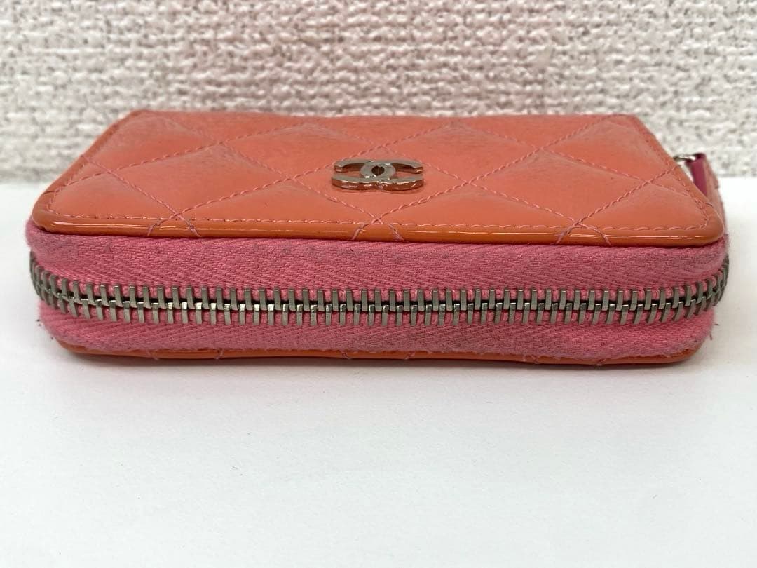CHANEL シャネル ケース ピンク 財布 サイフ 小銭入れ