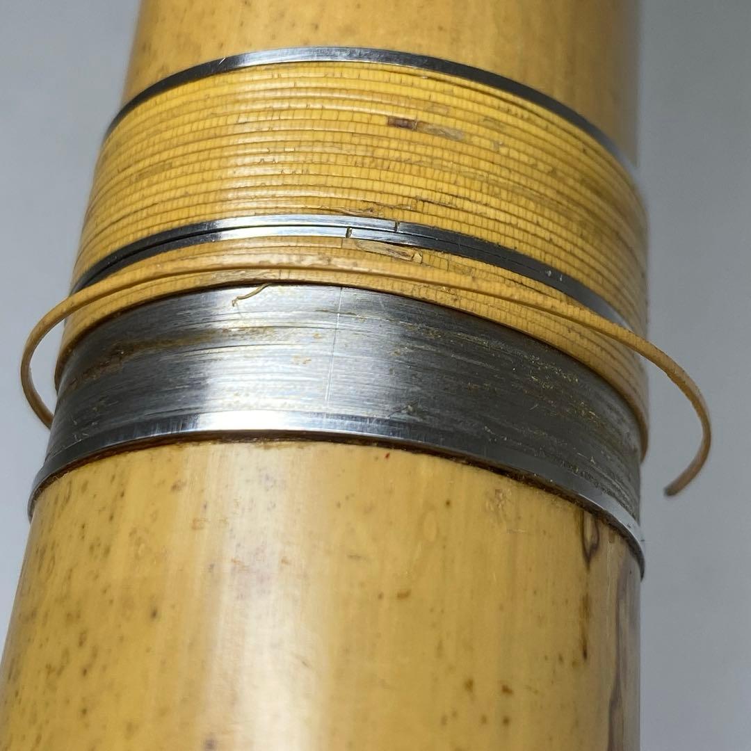 鳳舟　銀三線尺八　65cm 東7-1026①