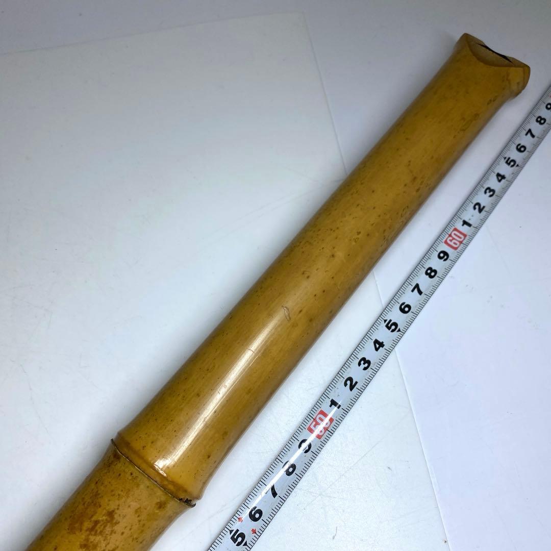 鳳舟　銀三線尺八　65cm 東7-1026①