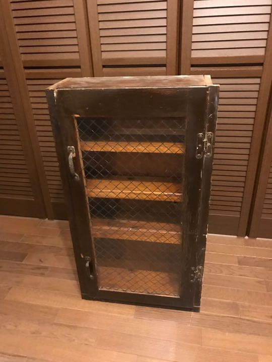 昭和レトロ 古道具 昔の 飾り棚 吊り戸棚