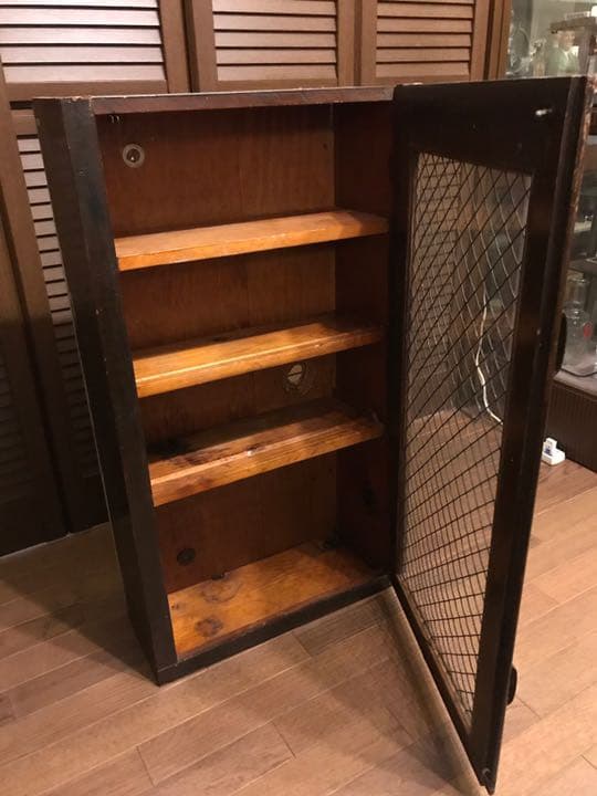 昭和レトロ 古道具 昔の 飾り棚 吊り戸棚