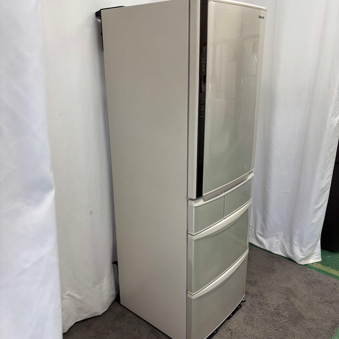 553⭕️冷蔵庫　パナソニック　大型　400㍑　レトロ　右開き　安い　設置無料