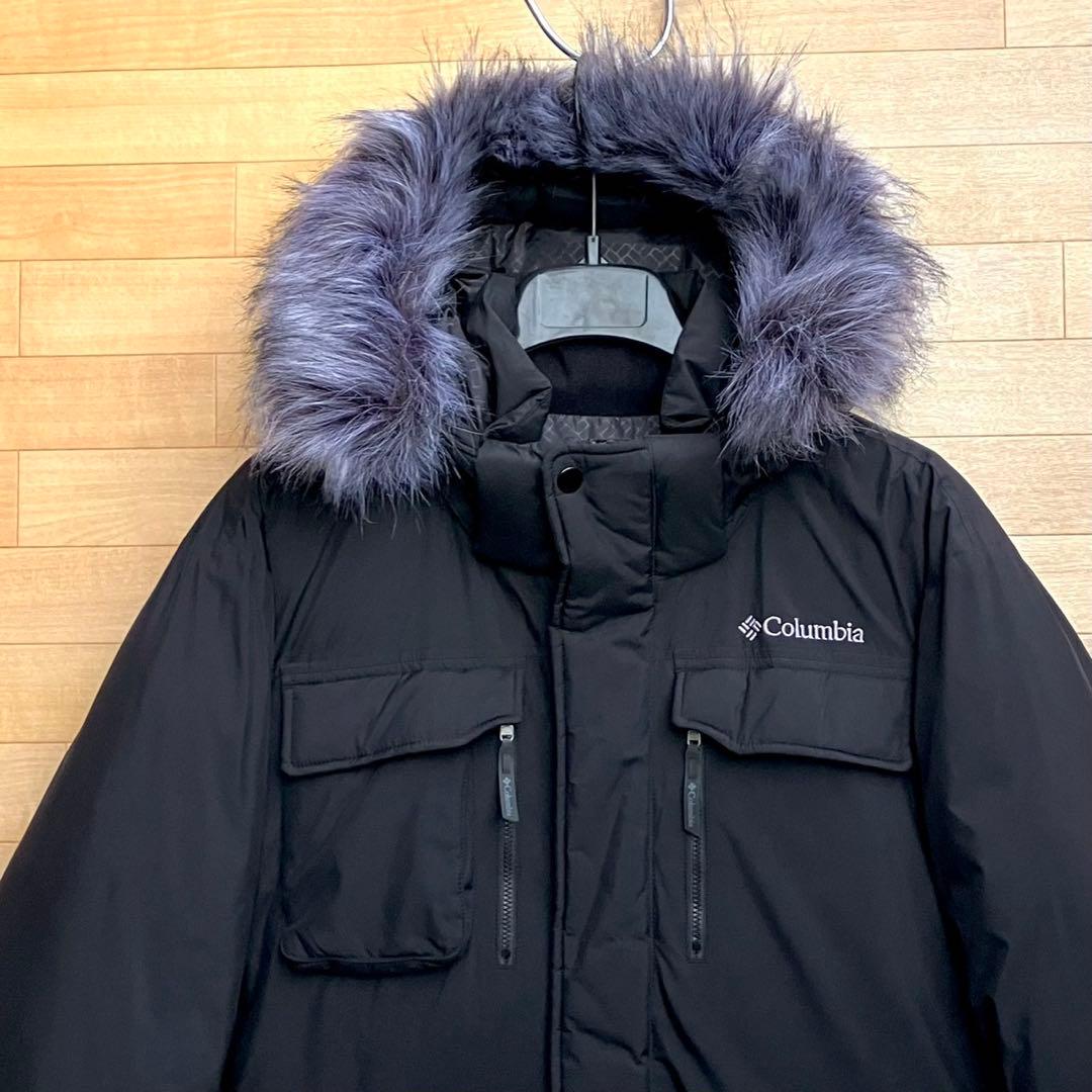 美品 L コロンビア HEAT HEAVY JACKET 中綿ジャケット