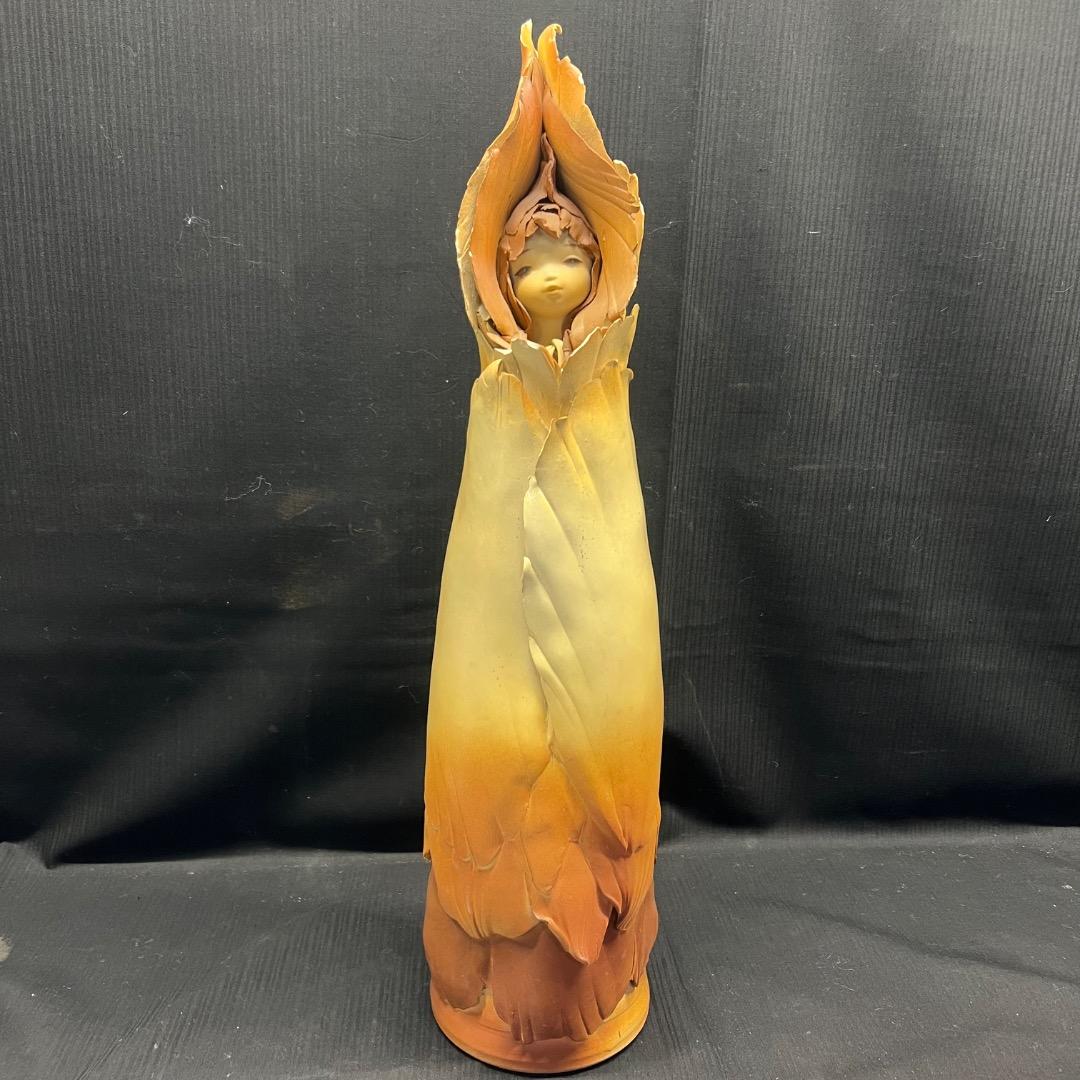 〇J⑦1001 ビンテージ 竹内祥子 陶人形 フィギュリン 女の子