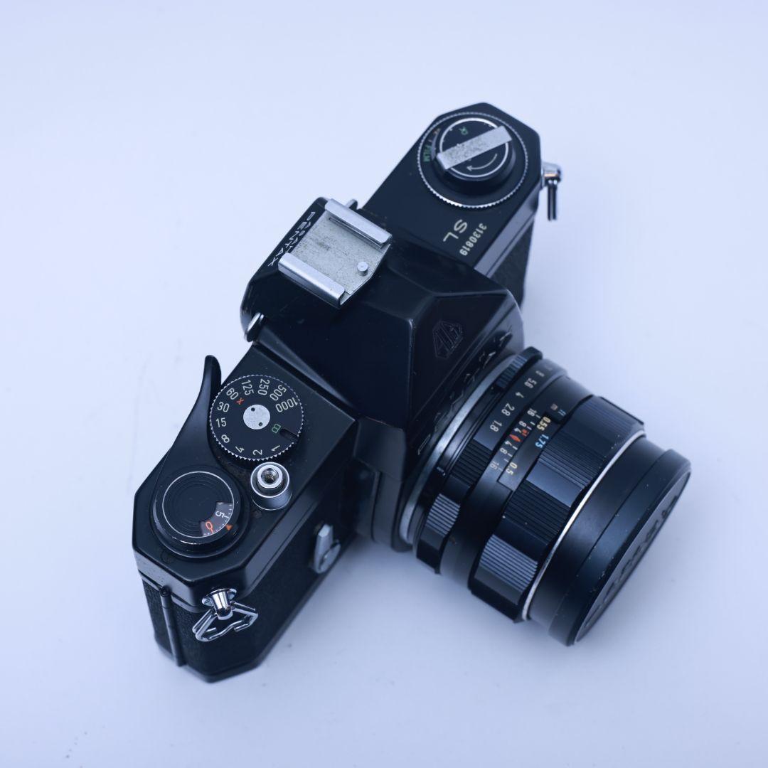 フィルムカメラ PENTAX SL 黒 レンズ付き