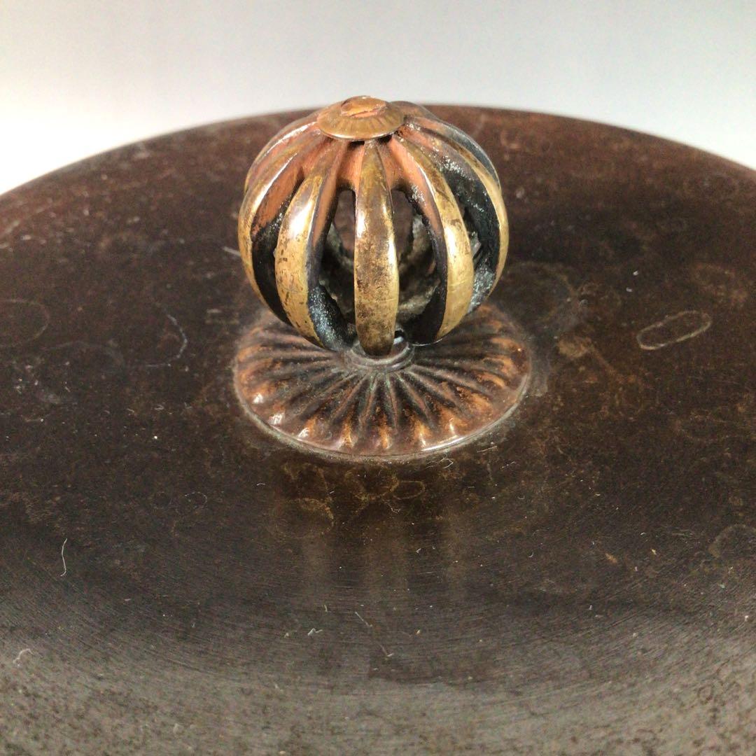 Ｒ７６２　茶釜　『釜師　佐藤浄清造』『海老紋』『丸釜』　共箱　茶道具