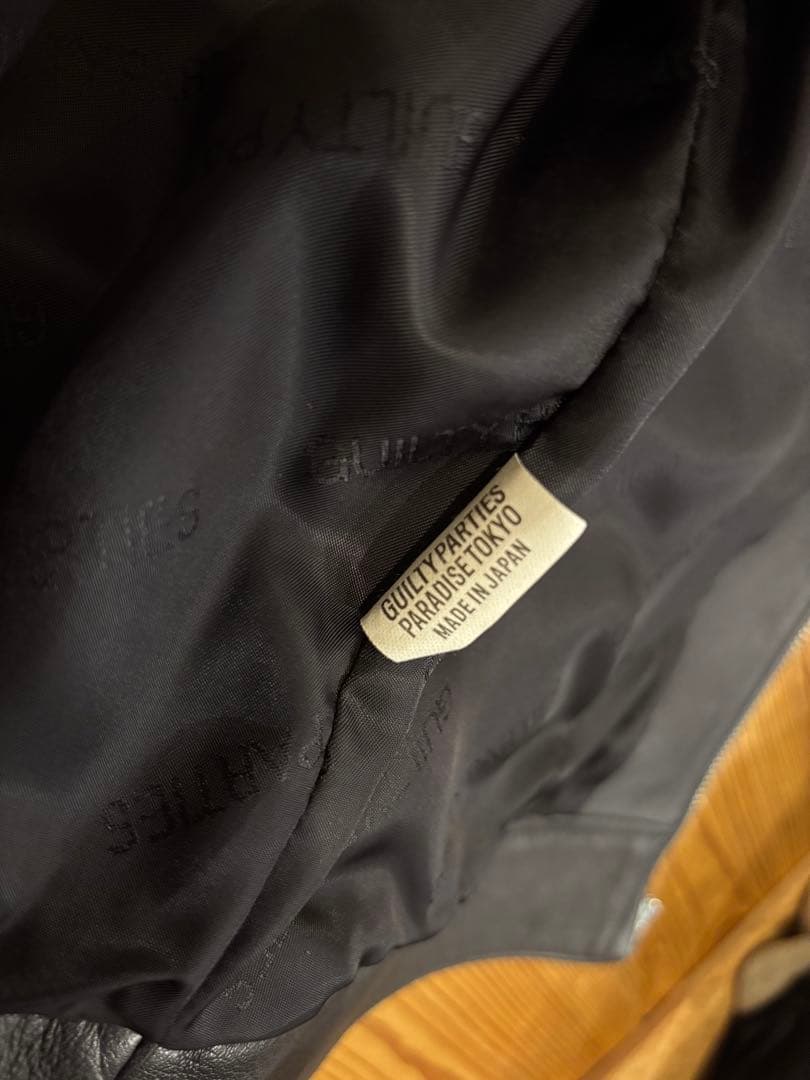 ワコマリア WACKOMARIA ライダース　シープスキン　L